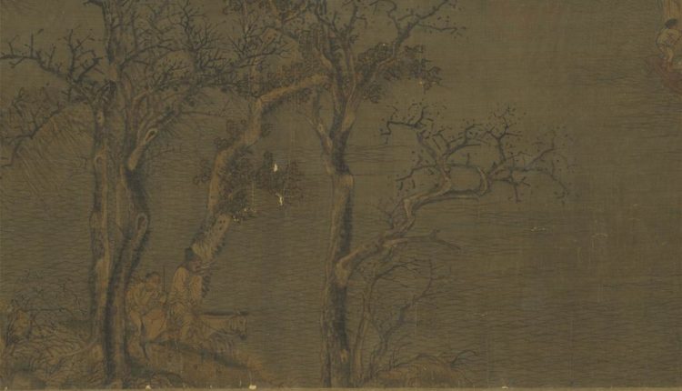 五代南唐趙幹江行初雪圖　卷