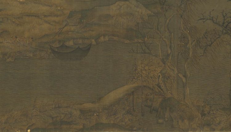 五代南唐趙幹江行初雪圖　卷