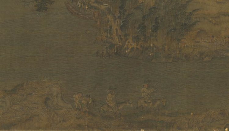 五代南唐趙幹江行初雪圖　卷