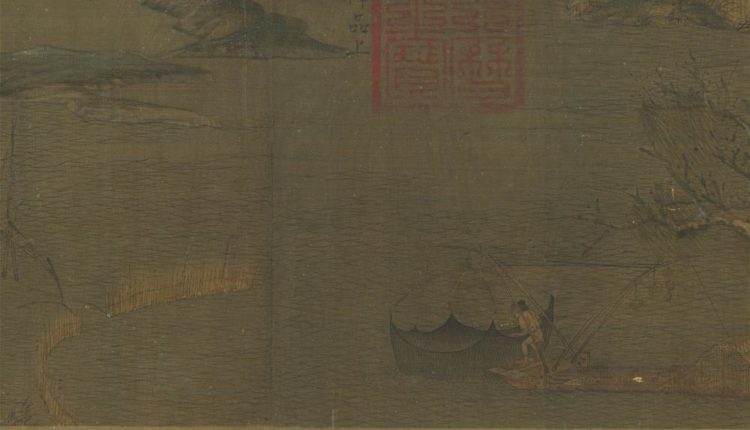 五代南唐趙幹江行初雪圖　卷