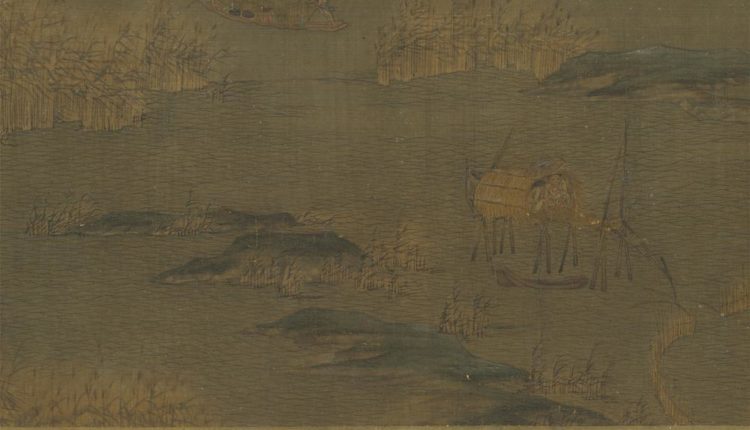 五代南唐趙幹江行初雪圖　卷