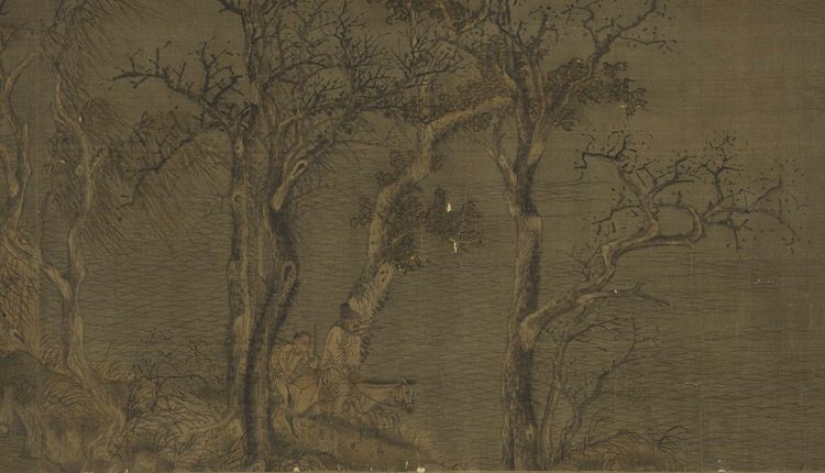 五代南唐趙幹江行初雪圖　卷