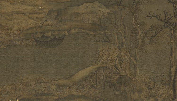 五代南唐趙幹江行初雪圖　卷