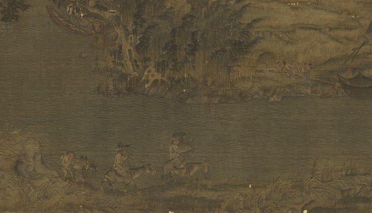 五代南唐趙幹江行初雪圖　卷