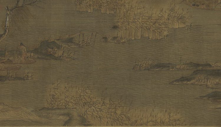 五代南唐趙幹江行初雪圖　卷