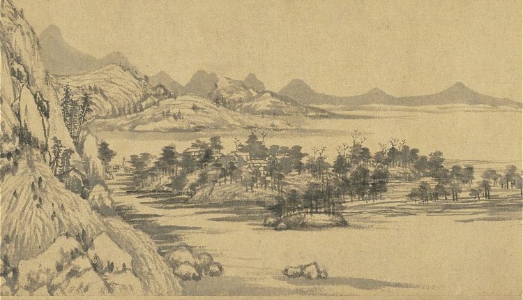 元黃公望富春山居圖　卷